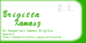 brigitta kamasz business card